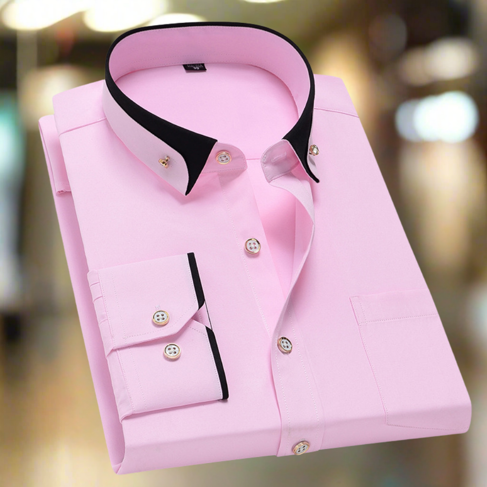 Adalbert｜クラシックな長袖コットンシャツ